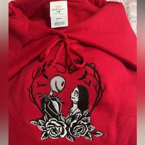 Custom hoodie (Jake and sally) size medium